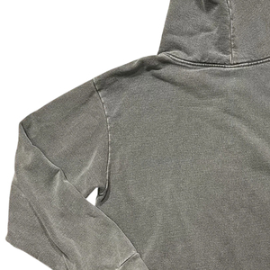 Sudadera con capucha unisex OEM de corte holgado con cremallera, estilo vintage, 500 GSM, forro polar cepillado, lavado ácido, lisa y básica - Product Image 5