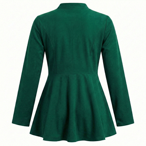 Chaqueta Médica Elegante para Mujer, Precio de Fábrica al por Mayor, con Cierre Frontal, Uniforme Médico, Logotipo Personalizado, Ropa de Enfermería, Chaquetas para Hospital - Product Image 3