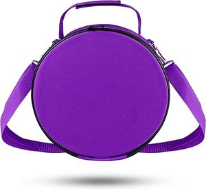 Estuche Redondo de Cuero para Gorra Masónica de 33.º Grado con Emblema Bordado, Caja de Transporte Duradera Hecha a Mano - Product Image 6