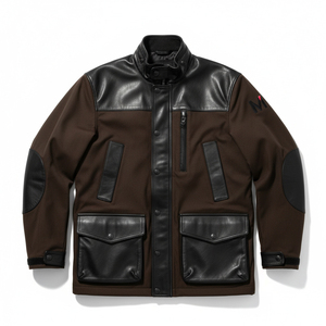 Veste de chasse isolée avec doublure polaire, coque imperméable, camouflage, équipement de terrain pour conditions météorologiques difficiles, personnalisable - Product Image 1