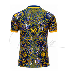 Camiseta de Rugby Sublimada de Alta Calidad, Personalizada, para Hombre, OEM, Profesional, Transpirable, de Secado Rápido, Manga Corta, Antibacteriana - Product Image 2