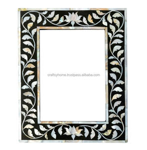 Best Quality Craftsy Home Handcrafted MDF Bone Inlay <b>Photo</b> <b>Frame</b> Customized <b>Vintage</b> Style India Carved Copper Technique - Product Image 5