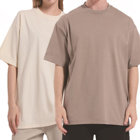 T-shirt blanc en coton pour homme, col rond, manches courtes, coupe classique, couleur unie, jersey tricoté, design uni