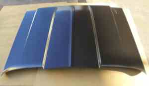 ฝาครอบเครื่องยนต์ CV P/U/BLAZR/JIMY/SUBURBN รุ่นปี 73-78 (ฝาครอบเดี่ยวขนาด 2 นิ้ว) (หนา 1.0 มม.) (เหล็ก) (สีดำ PTD) (บรรจุภัณฑ์กล่อง) - Product Image 3