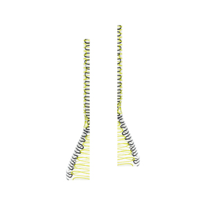 Mini Hookah Moderna de Vidrio Esmerilado, Ecológica, de Forma Recta, Hecha a Mano en India, Suministro al por Mayor de Fábrica, para Uso en Bares y Salones, MAE - Product Image 2