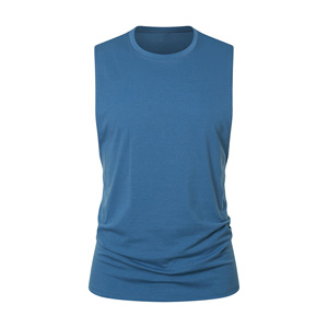Camiseta sin mangas para culturismo para hombre, cómoda y ligera, atlética, para entrenamiento con pesas, gimnasio, ejercicio físico - Product Image 5