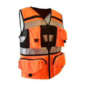 Cinta reflectante de alta visibilidad, material de poliéster impermeable, chaleco de seguridad con logotipo personalizado, chaleco de seguridad más vendido, hecho en Pakistán - Product Image 5