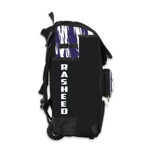 Custom Made Sports Rolling <b>Wheeled</b> Handle Baseball Softball Bag Hybrid Rolling Bat Bag <b>Wheeled</b> <b>Backpack</b> High Quality Baseball - Product Image 4
