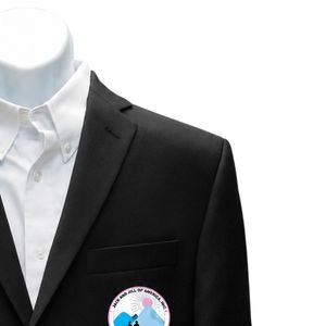 Blazer para Hombre Jack & Jill con Escudo, Chaqueta Formal Negra, Abrigo Elegante de Primera Calidad para Eventos, Suministro al por Mayor, Nuevo - Product Image 5
