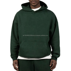 Sudadera con Capucha Lisa de Alta Calidad, Estilo Urbano, Sin Cordones, Personalizable, Talla Grande para Hombre, MOQ Bajo - Product Image 6