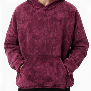Sweat à capuche épais en polyester et coton pour homme, haute qualité, avec logo personnalisé, sweats à capuche en molleton épais, personnalisables, vierges, coupe oversize - Product Image 4