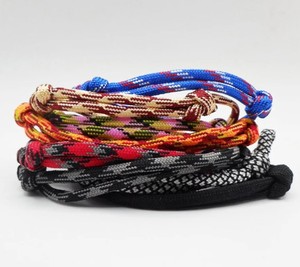 Thick Paracord Bracelet: 4mm Climbing Rope <b>Mens</b> gift Adjustable <b>Bangle</b> - Product Image 3