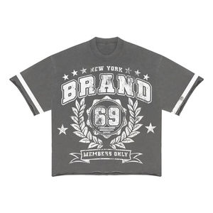 Ensemble deux pièces en coton pour hommes, grande taille |   T-shirt et short respirants pour l'automne |   Vêtements de sport en gros à prix avantageux - Product Image 2