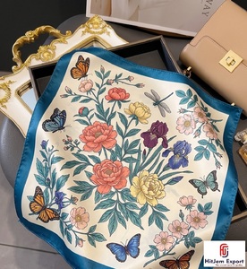 Private Label Satin Scarf Custom Logo Printing Wholesale Fashion Accessory OEM ODM Supplier Nigeria Ghana Kenya Congo Senegal - Product Image 1