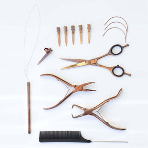 Outils et kits légers pour extensions de cheveux, perruques, bandes adhésives personnalisées, qualité supérieure, outils et kits d'extensions de cheveux tendance - Product Image 2