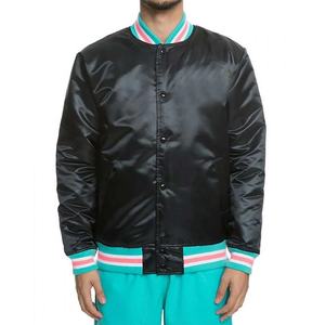 Vestes de baseball en satin pour hommes personnalisées, nouveau design, vêtements d'hiver pour adultes et jeunes, taille plus, avec logo privé - Product Image 3