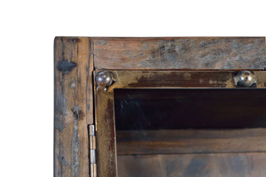 Modern Designed Living Room Furniture Industrial Style Farmhouse Metal <b>Wood</b> <b>Wine</b> Cabinet Side Panel Cabinet - Product Image 4