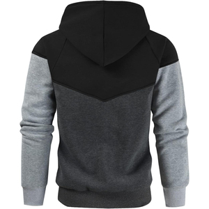 เสื้อฮู้ดดี้ผู้ชายคุณภาพพรีเมียมรุ่นใหม่ล่าสุด ผ้าฝ้ายฟลีซ 100% กันลม ระบายอากาศได้ดี สวมใส่สบาย มีกระเป๋า ทรงหลวมสำหรับผู้ใหญ่ - Product Image 4