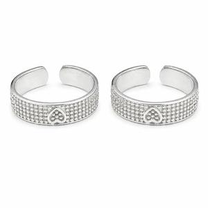 Bague d'orteil ajustable pour femme en argent fin, style hawaïen, motif rond, bijou de pied bohème pour mariage, vente en gros - Product Image 1