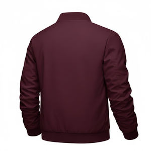 แจ็คเก็ตบอมเบอร์ดีไซน์ใหม่สั่งทำพิเศษสำหรับฤดูหนาว คุณภาพสูงสำหรับผู้ชาย ขายดี น้ำหนักเบา แขนยาวเต็มตัว - Product Image 2