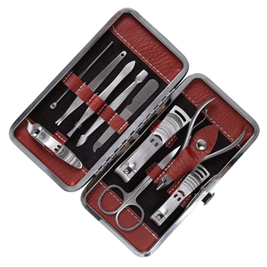 Ensemble professionnel de manucure et pédicure en acier inoxydable avec 10 pièces, coupe-ongles, coffret cadeau luxueux pour hommes et femmes - Product Image 3