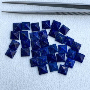 Pirámide de lapislázuli Natural de 7mm, forma cuadrada, piedra preciosa de lapislázuli azul más vendida, compra directa de los proveedores del fabricante Alibaba - Product Image 2