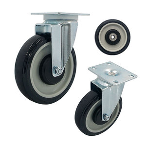 Yeou Cherng Roulettes pivotantes pour table d'appoint 5 pouces TPU, capacité 120 kg, respectueuses du sol, faible MOQ - Product Image 1