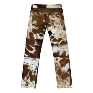 Pantalon en cuir droit pour homme, personnalisé, vente en gros, haute qualité, OEM, hiver 2025, écologique, respirant, séchage rapide, léger, pour l'extérieur - Product Image 2