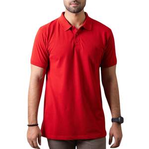 Camiseta Polo Transpirable para Hombre, Logotipo Personalizado Bordado, Camiseta Polo de Algodón Lisa de Manga Corta para Verano, Venta al por Mayor OEM - Product Image 1