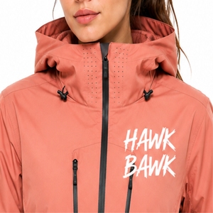 Chaqueta softshell ligera con capucha y cremallera completa para mujer, ropa de exterior de manga larga, ajuste regular, ropa cómoda para mujer - Product Image 4