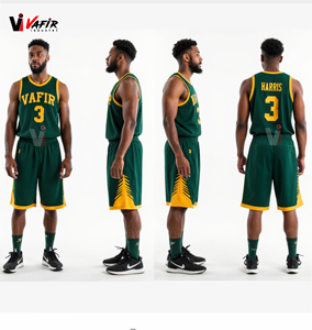 Uniformes de Baloncesto Sublimados al por Mayor, Tallas Grandes, Personalizados, Reversibles, Transpirables, Antibacterianos y Anti-UV, 100% - Product Image 3