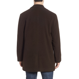 Nouvelle Arrivée Manteau d'Hiver Long pour Homme, Style Business, Double Col, Chaud et Tendance, Trench-Coat Personnalisé, Manteau en Laine pour Homme - Product Image 3