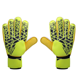 Gants de gardien de but de football personnalisés, en cuir PU, antidérapants, respirants, séchage rapide, sangle de poignet réglable, fermeture auto-agrippante - Product Image 3