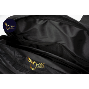 Hien Minh Custom Logo Waterproof Polyester Laptop Bag Durable Zipper <b>Multifunction</b> Unisex for Business Office Travel Use - Product Image 5