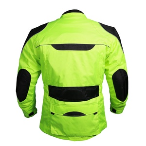 Wholesale Men <b>High</b> <b>Visibility</b> Reflective Polyester Motorcycle <b>Jacket</b> Full Sleeve Waterproof Outdoor Riding Sport Coat All Season - Product Image 2