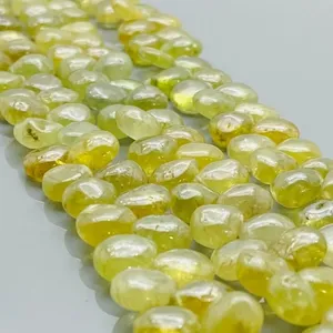 Cuentas de Granate Grosular Natural de 8-9mm, Lisas, en Forma de Corazón, Grado A, para la Fabricación de Joyas, Venta al Por Mayor - Product Image 3