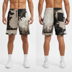 Workout Apparel OEM ODM Polyester Spandex Stretchy Material Gym <b>Shorts</b> <b>Compression</b> Breathable Comfortable Quick Dry <b>Shorts</b> - Product Image 3