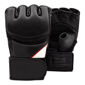 Guantes de Boxeo Profesionales de Medio Dedo, de Cuero PU, para Entrenamiento de Artes Marciales Mixtas, Karate, Muay Thai, Grappling y Sparring - Product Image 4