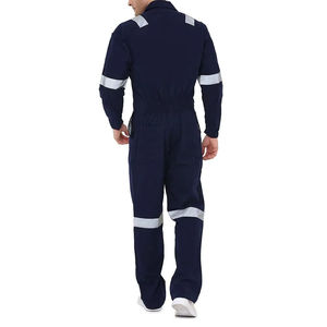 Combinaison de travail respirante ignifuge, vêtements de travail résistants au feu, vêtements de travail FR pour hommes à prix de gros, combinaison pour hommes - Product Image 2