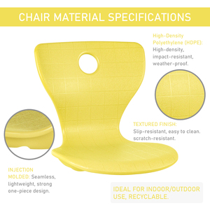 Asientos moldeados por soplado, accesorios para sillas de plástico. - Product Image 3