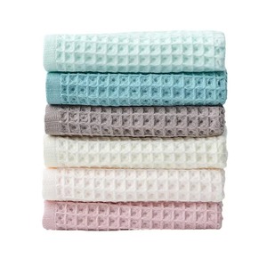 Toalla Facial de Algodón Súper Suave de Alto Gramaje, Toalla de Mano de Secado Rápido para Spa, Hotel, Baño, Venta al por Mayor, Mejor Precio, Color Sólido, Tejida - Product Image 3