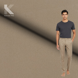 Tissu léger tissé en coton peigné extensible 100 % teint en fil KHINOOR MILLS, nouvelle collection printemps-automne, pour chemise - Product Image 2