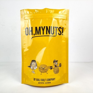 Bolsa de Embalaje Personalizada al por Mayor con Cierre de Cremallera, Ventana Transparente y Papel de Aluminio, Reutilizable, para Snacks y Alimentos Secos - Product Image 1