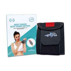 Attelle de poignet réglable avec support pour le pouce pour la compression, le soulagement de la douleur, la récupération de la tendinite et du syndrome du canal carpien, et la stabilité sportive - Product Image 2