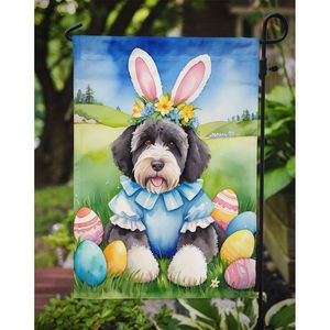 Multicolor Portuguese Water Dog Easter Egg Hunt Garden Flag Mailbox Decorative <b>Yard</b> Banner for Patio Artwork for Lawn <b>Signs</b> - Product Image 3