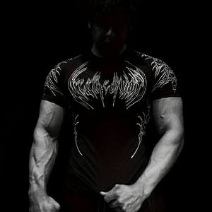 3D Digital Printing Slim Fit Sports Tight Unisex Fitness Cycling Short-sleeved Breathable <b>Compression</b> T-<b>shirt</b> - Product Image 4