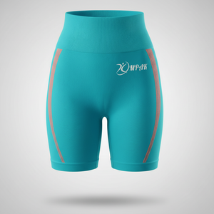 กางเกงขาสั้นออกกำลังกายสำหรับผู้หญิง ยี่ห้อพรีเมียม ระบายอากาศได้ดี ไร้ตะเข็บ เหมาะสำหรับโยคะ ฟิตเนส ยิม วิ่ง หรือใส่ลำลอง ช่วยยกกระชับสะโพก - Product Image 1