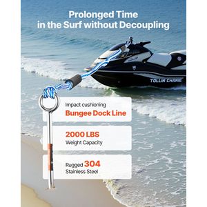 Ancore a spirale in acciaio inossidabile da 18 pollici per barche, a vite, per sabbia e acque poco profonde - Product Image 5