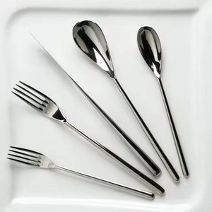 Juego de Cubiertos de Metal, Cuchara, Tenedor, Cuchillo, Utensilios de Cocina, Decoración de Mesa de Comedor, Hotel, Restaurante - Product Image 2