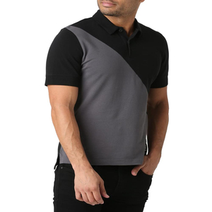 Polo en coton 100% de haute qualité, 220g, uni, imprimé avec logo personnalisé, grandes tailles, polos pour hommes - Product Image 1